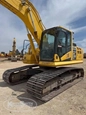 Used Komatsu Excavator,Used Excavator in yard,Used Komatsu Excavator in yard,Front of used Komatsu,Front of used Excavator